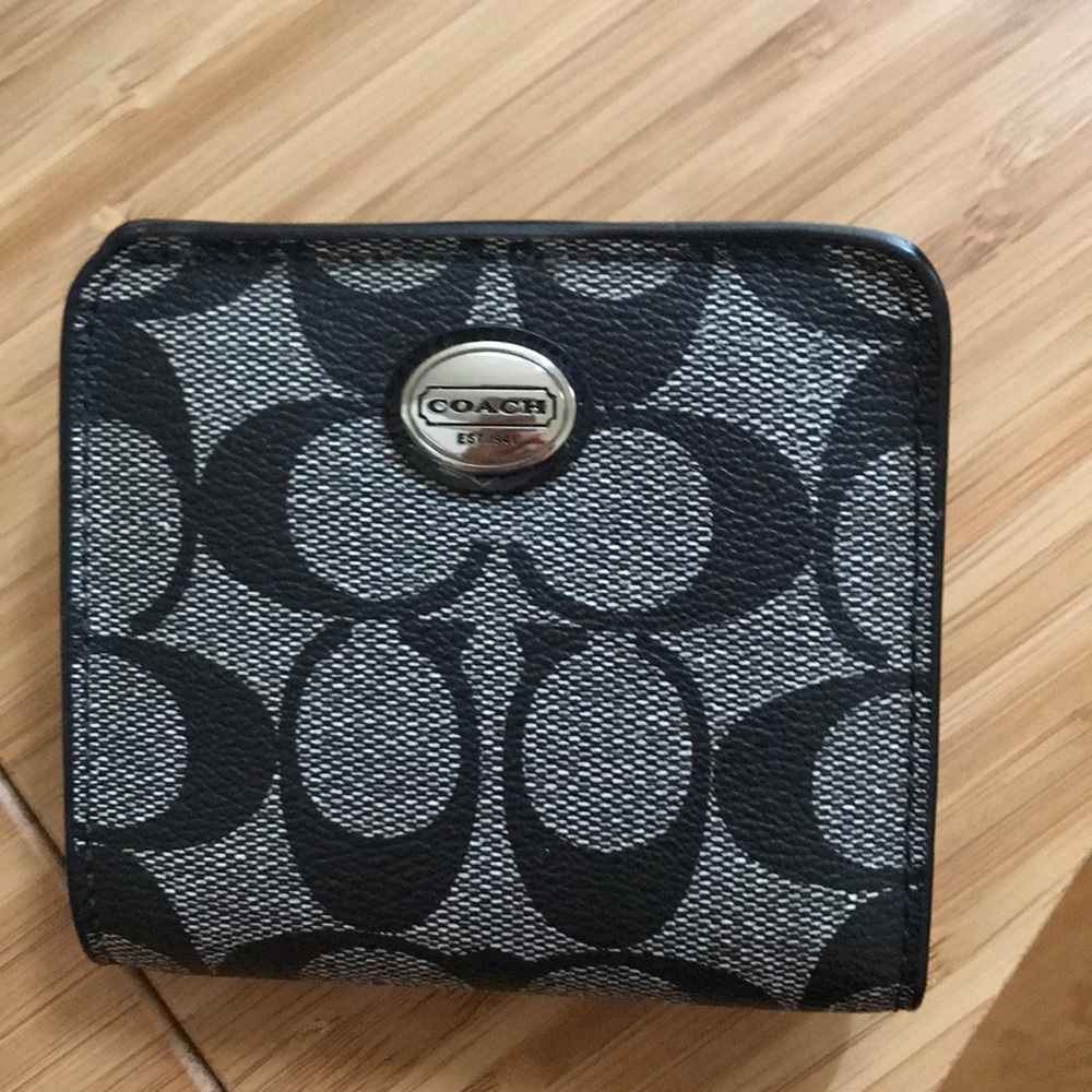 Coach wallet, leather